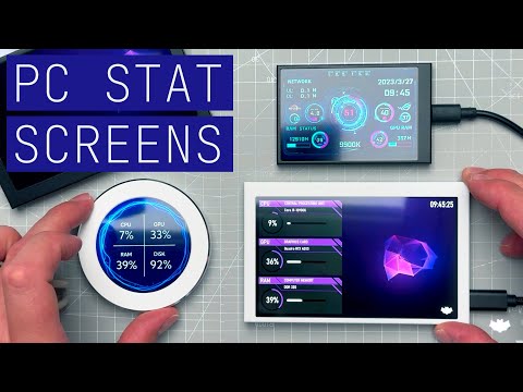 PC Stats Displays (Turzx Turing Smart Screen, no AIDA64 required)