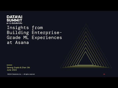 Insights from Building Enterprise-Grade ML Experiences at Asana
