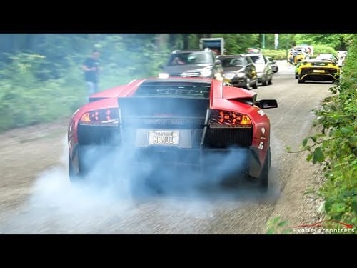 Supercars Accelerating - Straight Piped Murcielago, Apollo IE, LaFerrari, Akrapovic GT3, Senna, F40