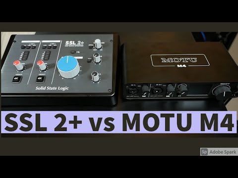SSL 2+ Versus MOTU M4 - A Side-By-Side Comparison