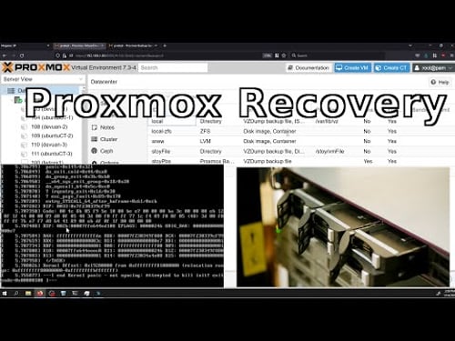 Proxmox Recovery: Getting VMs running after a host failure
