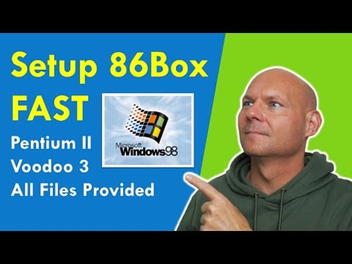 86Box Windows 98 Setup (Pentium II +Voodoo 3, all files provided)