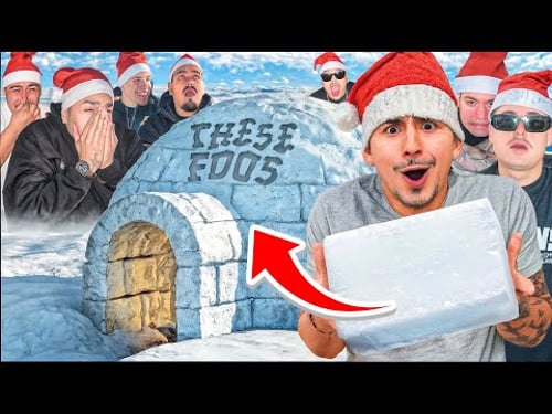 LAST 2 LEAVE THE IGLOO W/ THESE FOOS..