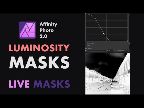 AFFINITY PHOTO 2.0: HOW TO GET PRECISE MASKS WITH LUMINOSITY RANGE LIVE MASK FOR RAW EDITING