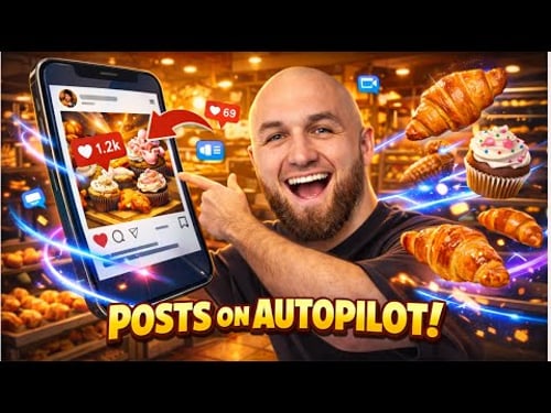 n8n Tutorial: Free Social Media Scheduler With AI (Bakery Build)