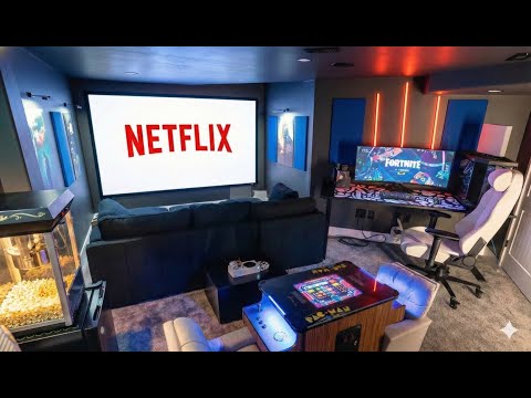 I Built The Ultimate $30,000 Gaming Theater Room!