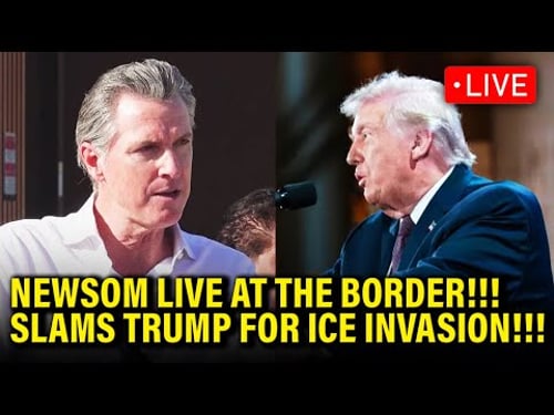 LIVE: Newsom HOLD MAJOR PRESSER at BORDER!!!