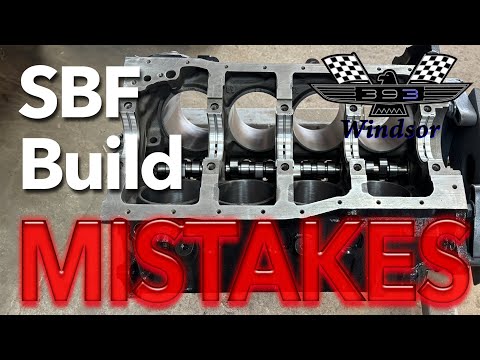 393 Windsor Build Part 15, Avoid Common Engine Build Mistakes SBF Assembled Correctly the First Time