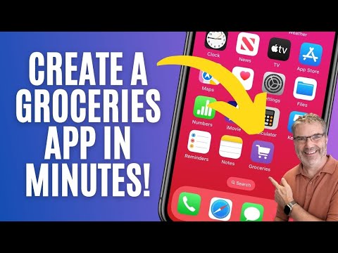 Want a Custom Grocery List App? Create One in MINUTES on the iPhone! 📲🛒 (iOS 17)
