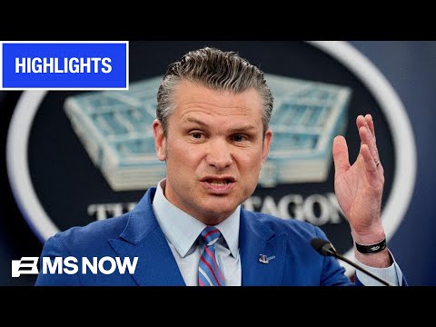 Hegseth under SCRUTINY: Watch MS NOW hosts react to Iran war latest