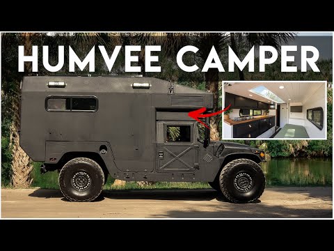 RARE Humvee Turned into an Over-landing Camper (full tour)