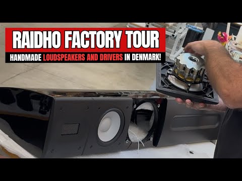 Raidho Factory Tour - Handmade Loudspeakers and Drivers from Denmark
