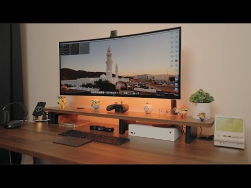 My M4 Mac Mini Standing Desk Setup Tour 2025