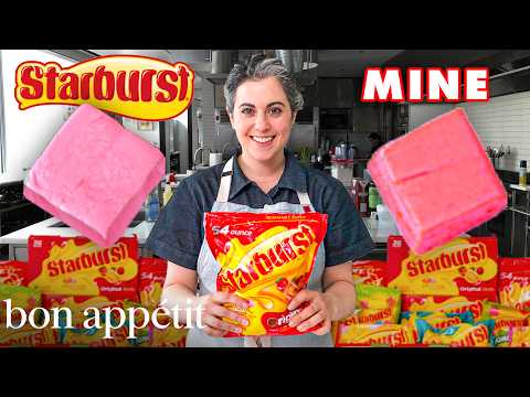 Pastry Chef Attempts to Make Gourmet Starburst | Gourmet Makes | Bon Appétit