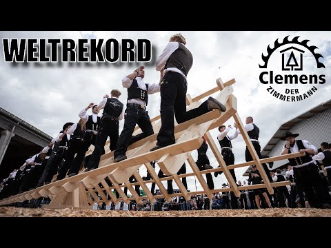 Der größte schwebende Dachstuhl der Welt! Schaffen wir den Weltrekord??