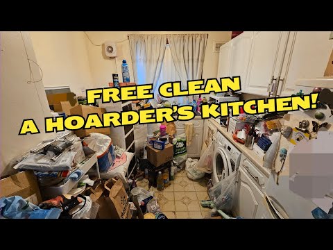 FREE Clean: Tackling a Severely Hoarded Kitchen. Fife Free Cleaning.