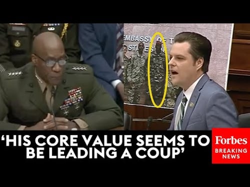 Matt Gaetz Rails Against AFRICOM Commander For Training Program Failures