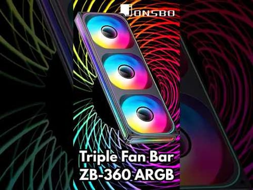 Jonsbo Triple fan bar ZB-360 ARGB Infinity Mirror #jonsbo #gaming #argb