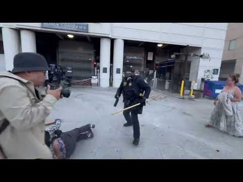 Protest Over ICE Raids Turns Violent as Demonstrators Clash With Police