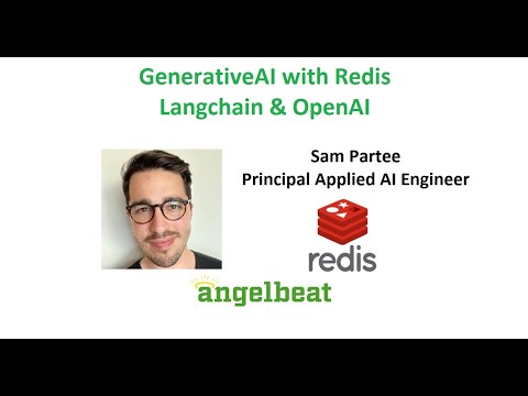 GenerativeAI with Redis LangChain & OpenAI