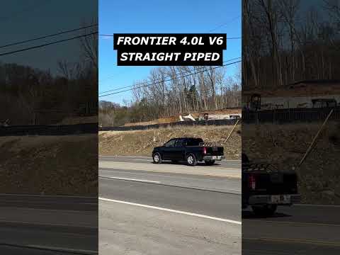 2005 Nissan Frontier 4.0L V6 w/ Straight Pipes!