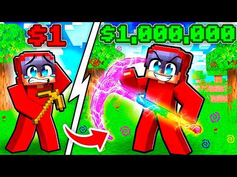 $1 vs $1,000,000 Minecraft Pickaxe!