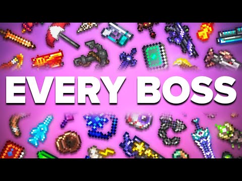 Beating Terraria's Brutal Random Weapon Challenge...