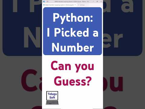 Number Guessing Game! Can you beat Python? 🎯 #python #coding #shorts #telugu