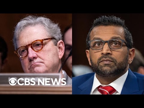 Watch: Sen. John Kennedy, Kash Patel discuss Charlie Kirk shooting probe, Epstein files