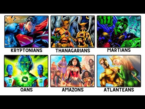 Every Dc Comics Race Explained In 17 Minutes