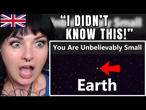 BRITISH Girl Reacts to How the Universe is Way Bigger Than You Think!!
