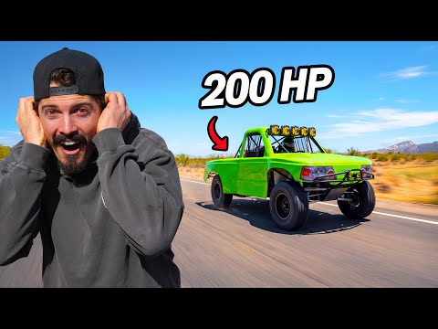 FIRST DRIVE IN OUR R1-POWERED MINI TROPHY TRUCK