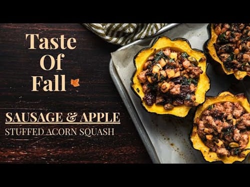 This Stuffed Acorn Squash Taste Like Fall on a Plate π
