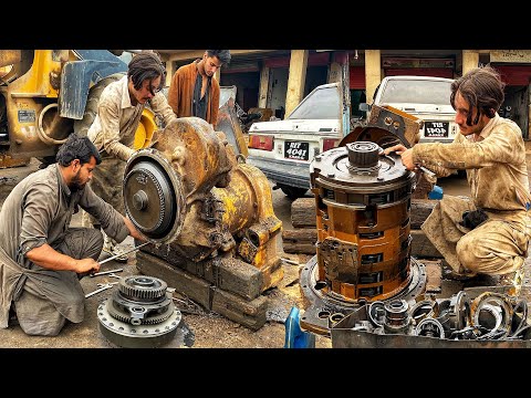 These expert Solve Caterpillar 950 Transmission Problem in very strange way || Complete video