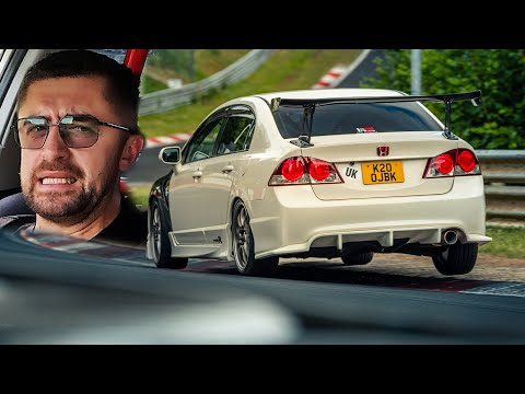 Epic Mods, BIG SEND: Honda Civic FD2 Type R! // Nürburgring
