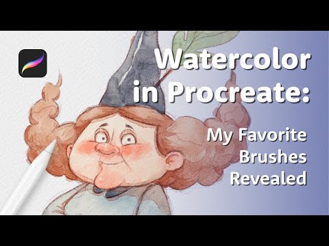 🎨 Watercolor in Procreate: My Favorite Brushes Revealed