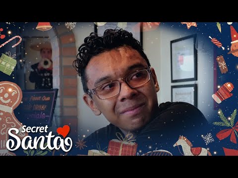 Young man shows up for work at Cafe Sabor and gets the surprise of a lifetime from a Secret Santa