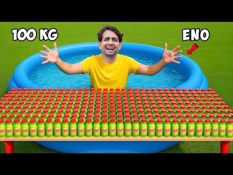 100Kg Eno Vs Water - рдкрд╛рдиреА рдореЗрдВ рдмрд╛рдб рдЖ рдЧрдпреА тШая╕П | 100% Real