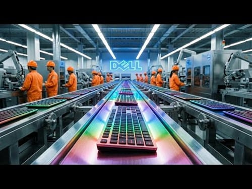 Inside the Dell Keyboard Manufacturing Factory – Full Process How Ultra Luxury Keyboards Are Made