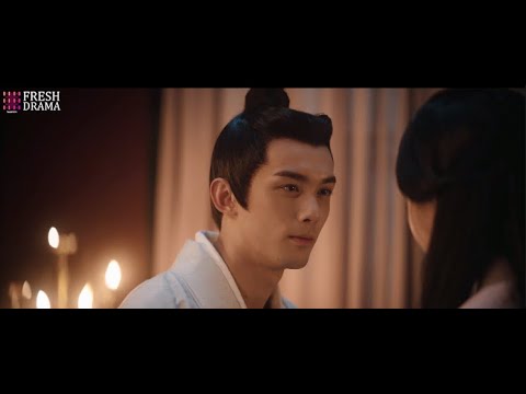 The young lday visited General Ling late at night. General Ling took advantage and stole a kiss.