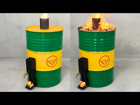 How to make charcoal from drums