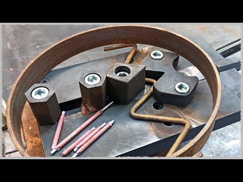 Super idea for metal bending 5 in 1 // Handmade pipe bending machine || DIY