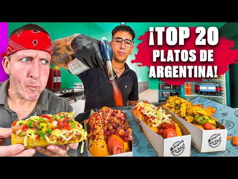 ¡Debes probarlo antes de morir!! ¡TOP 20 street foods de Argentina!