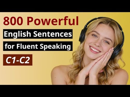 From Shy to Confident: 800 Powerful English Sentences for Fluent Speaking