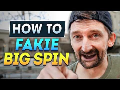 HOW TO FAKIE BIG SPIN THE EASIEST WAY TUTORIAL!