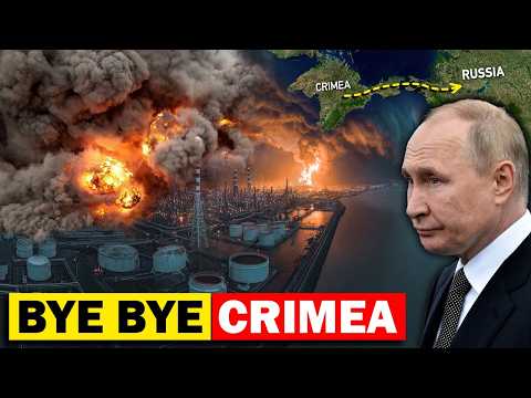 Crimea Shuts Down! Thousands Russians Stuck without Gasoline as Drones BLASTS Main Oil Terminal