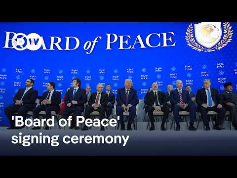 LIVE: US President Trump hosts 'Board of Peace' signing ceremony | DW News