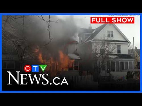 WARNING: Escape from deadly fire caught on camera | CTV News Winnipeg at Six for Feb. 9, 2026