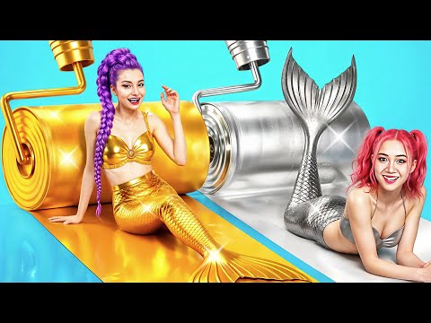 KPop Demon Hunters : Rumi Or vs Mira Argent – Huntrix Glow Up en Sirènes !