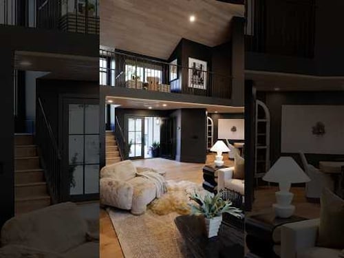 Could This Be the Most Stylish Black-Themed Cabin in Flagstaff? 🖤🏔️